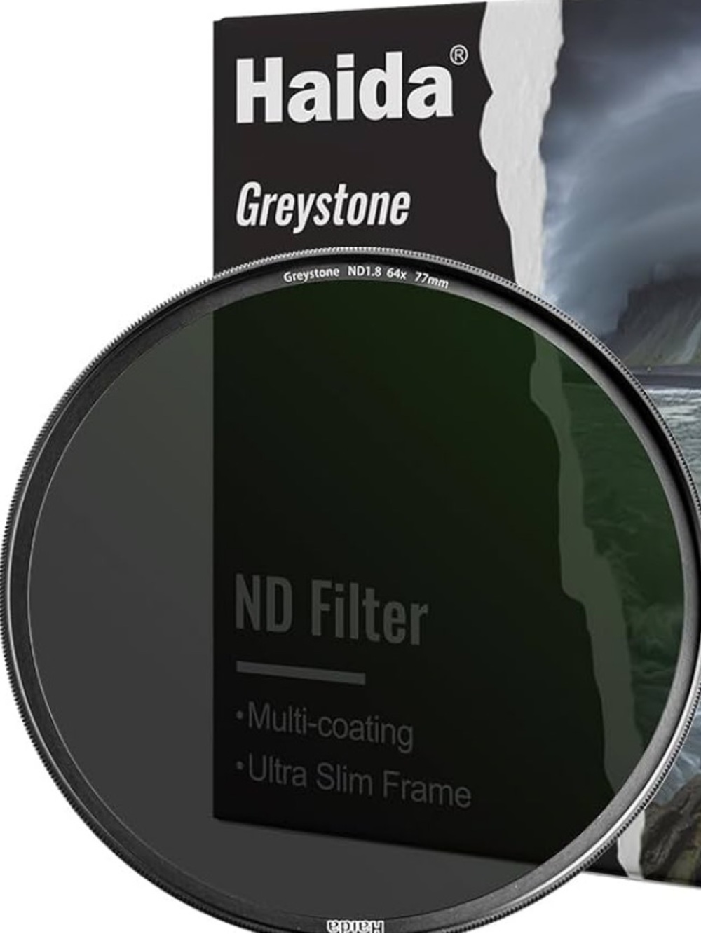 Haida Greystone 1000x 77mm ND3.0 ND Filter Ultra Slim Frame lens